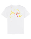 Tee-shirts COL ROND unisexe broderie noire / impression couleur