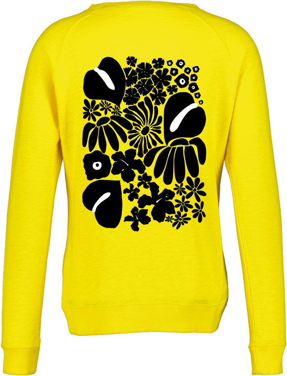 CREW NECK_ BE FLOWERS